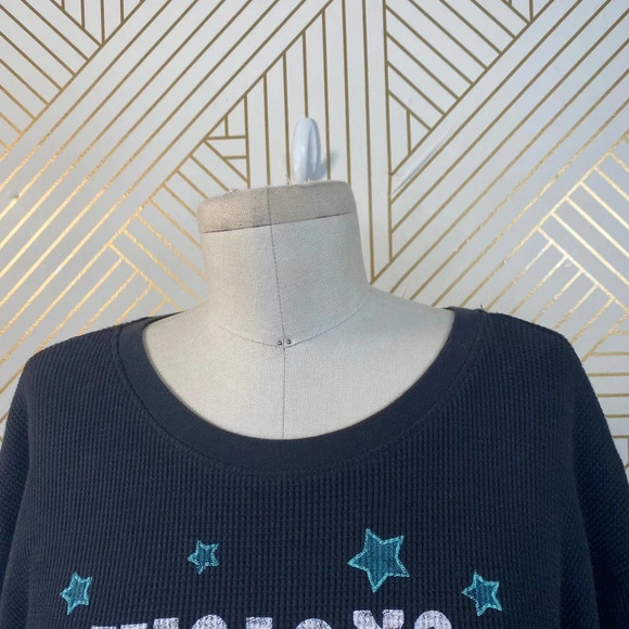 Anthropologie Sharlene Perkins Visions Of Change Top Graphic Thermal Size Small - Picture 3 of 11